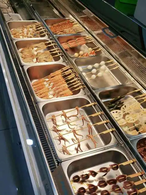 开心猫藤椒串串-"串串香,毛肚脆脆的,豆皮很有劲道,吃起来.