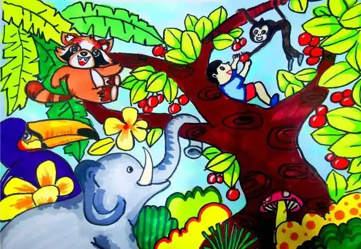 第六届云南省小学生野生动物绘画大赛获奖名单公布