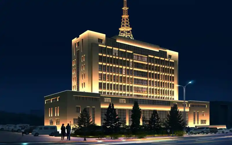 景观照明设计教程培训之政府办公楼夜景亮化