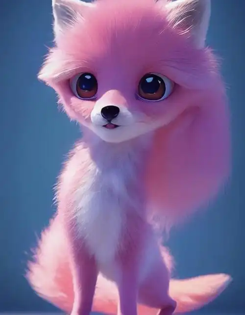 萌宠壁纸呆萌呆萌的可爱小狐狸来了