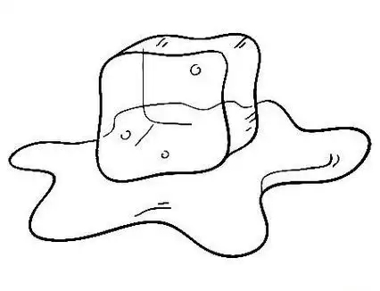 冰块简笔画的画法图片冰块的个人频道彩色简笔画带冰块的汽水瓶画法
