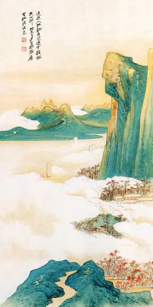 中国画——金碧山水