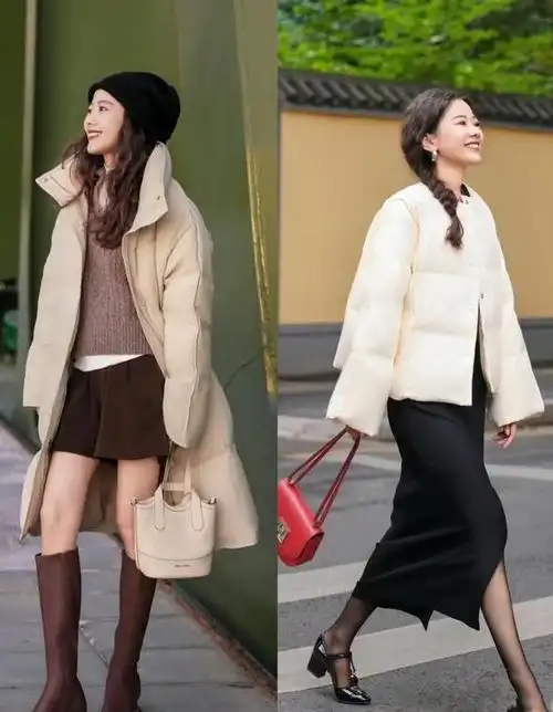 中年女人:大衣过膝,裤子宽松,鞋子带跟,优雅又高级!