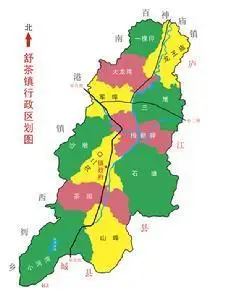 桐城三县结合部,东临庐江县汤池镇,南与桐城市大关镇接壤,西靠舒城