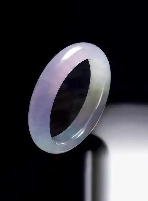 3109 缅甸天然紫罗兰翡翠手镯