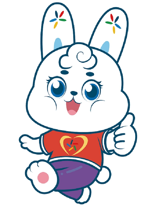 海南#体彩吉祥物小兔乐乐