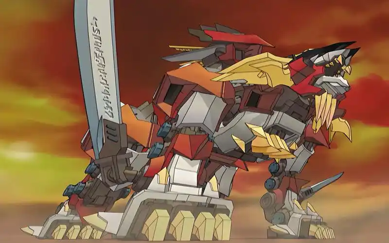 【4k/粤语】索斯机械兽v 村雨长牙狮形态进化合集