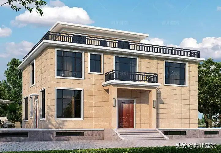 农村三层平顶房子图片(11款平顶别墅户型) - 赤虎壹号