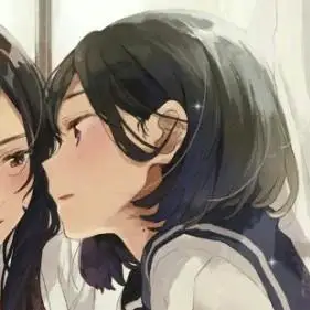 百合kiss头像接吻的百合头像