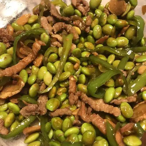 手机用户6806_plyg做的青椒毛豆炒肉丝