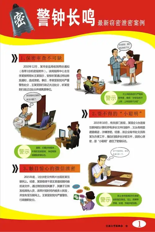 警钟长鸣最新窃密泄密案例