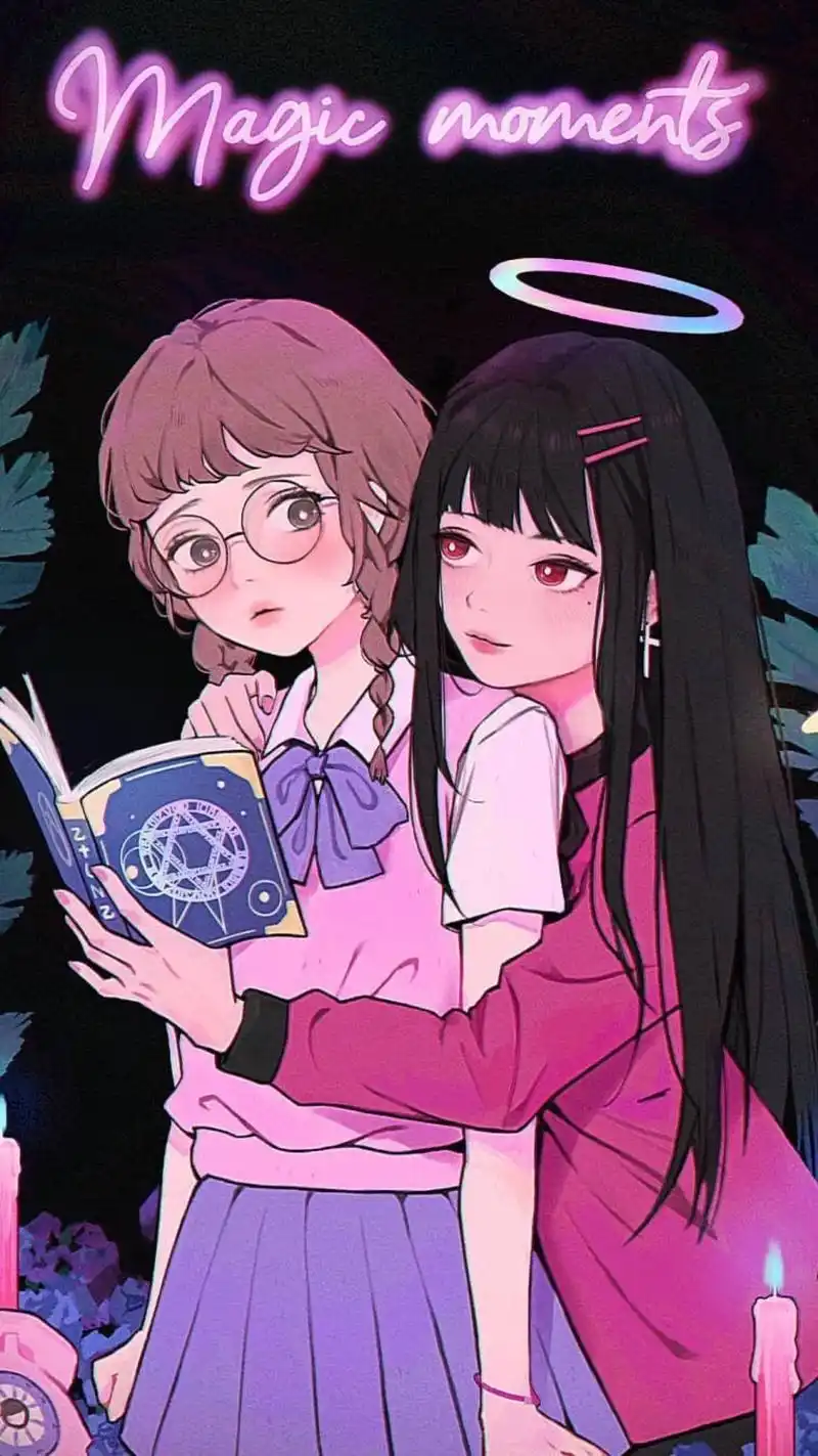 少女插画壁纸,太好看了吧