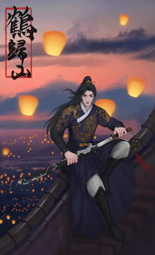 锦衣卫|插画|创作习作|驾鹤归山 - 原创作品 - 站酷 (zcool)