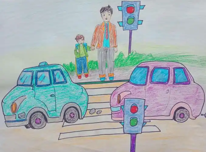 孙祖小学安全绘画作品展