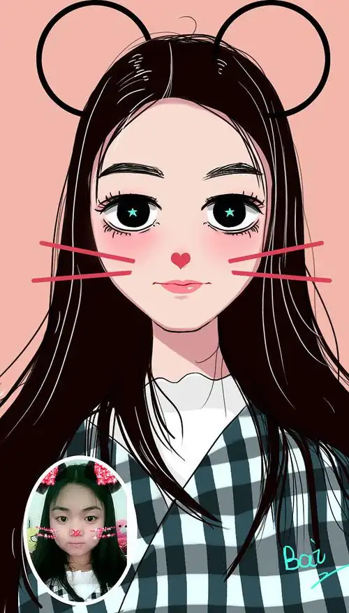 真人转漫画练习