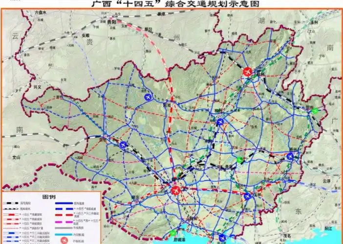 全国前列西部领先广西综合交通运输发展十四五规划