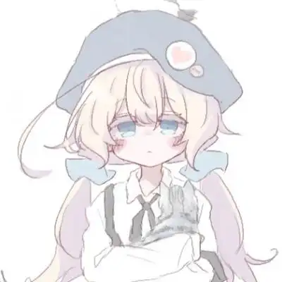 女生可爱二次元动漫头像卡哇伊女孩子软妹子一对两张