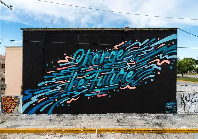 street art & illustration: seawalls mural