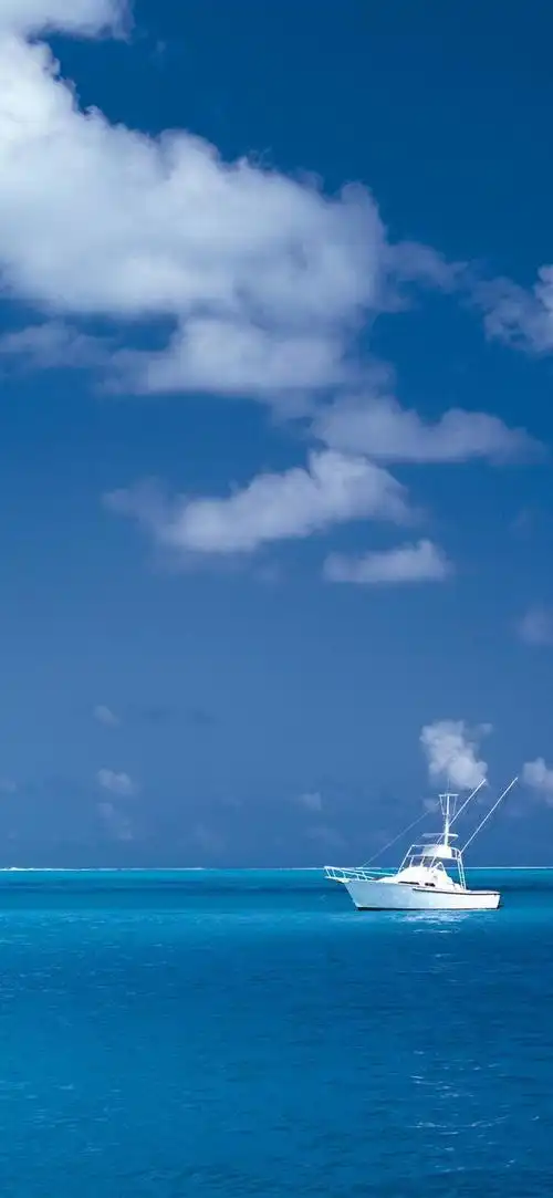 「木叶壁纸」397期:高清蓝色调全面屏壁纸,呈现蓝色魅力