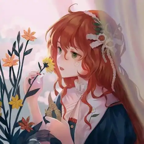 可爱仙气动漫女生头像世事千帆过前方终会是温柔和月光