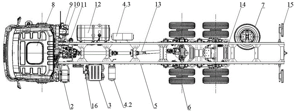 一种可提升后桥专用载货车底盘的制作方法