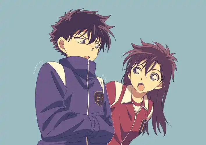 魔术快斗# 甜甜的快青(p站画师:みや id: 2874586)