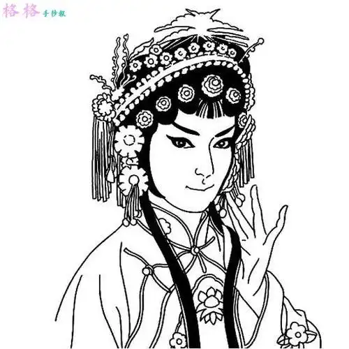 简笔画京剧里 生旦净末丑 ,原来是这样的戏曲人物简笔画小生图片京剧