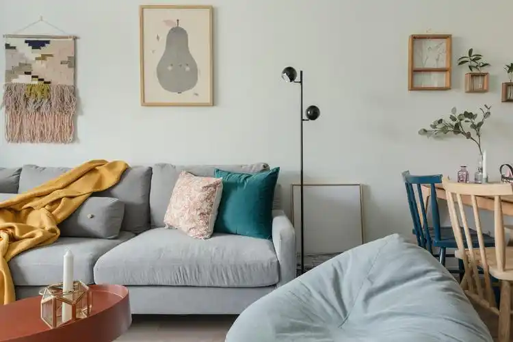 现代原木北欧风实景最喜欢阳台休闲区