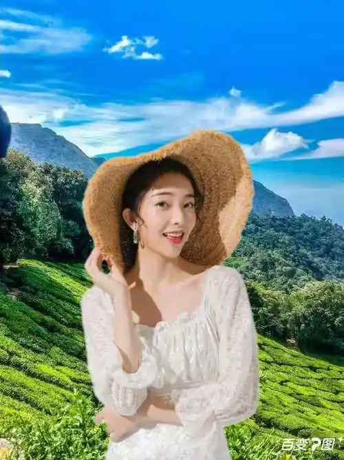 怎么用手机抠图换背景?百变p图一键抠图给小姐姐换背景