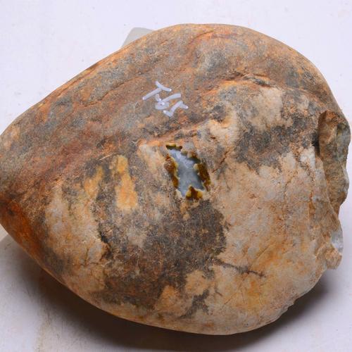 翡翠原石 老坑水石 老皮壳  细糥 种老  起荧光 挂件牌子料f65