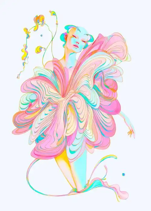 christian orrillo华丽的人物插画