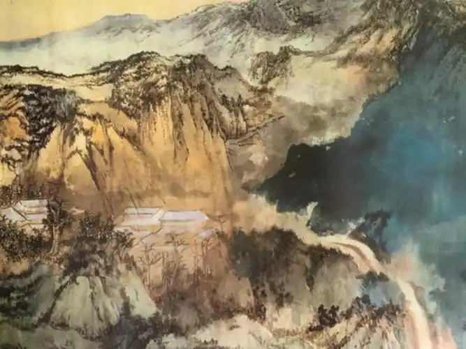 张大千《庐山图》