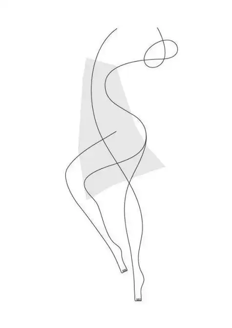 女生的身体怎么画简笔画