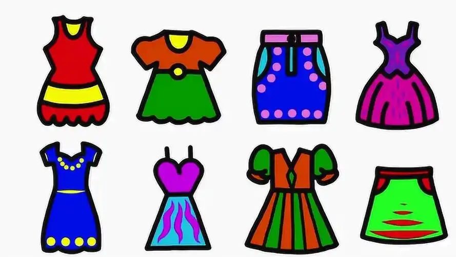 亲子简笔画:8件裙子画画