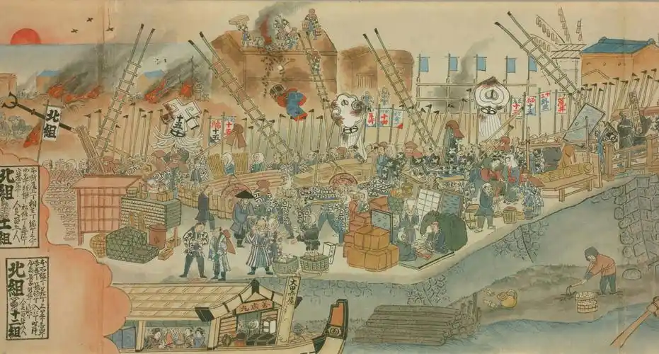 日本古代就有消防队!