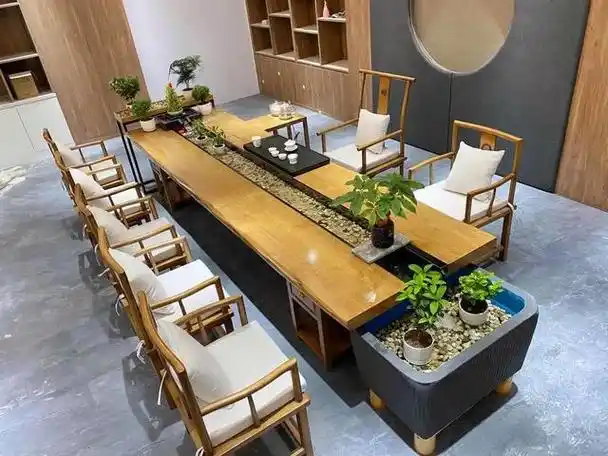 提升办公室气质!这8款办公室茶桌让你的办公室更具品味