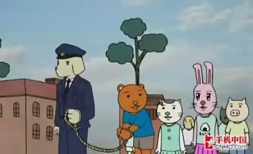 是大家非常熟悉的,其中"名侦探兔美"中外表憨厚却经常被抓的"熊吉"给