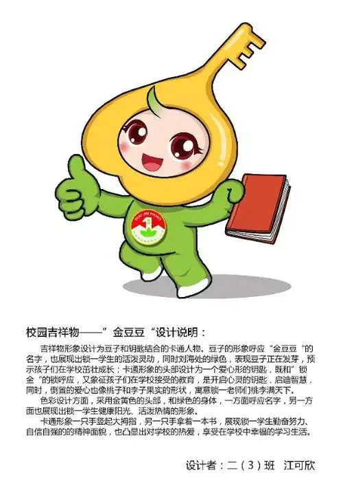 南京市锁金新村第一小学校园吉祥物设计有奖征集网络投票开始啦-微信