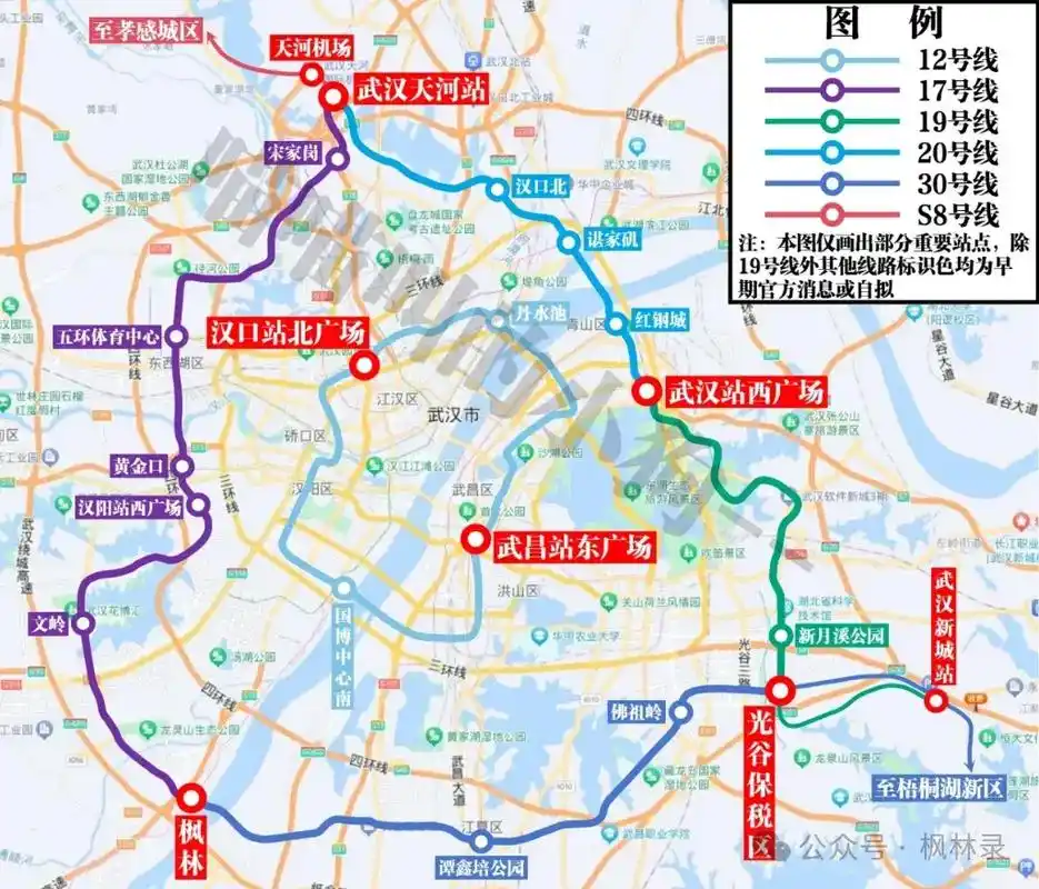 武汉地铁"外环线"规划出炉,江夏区躺赢#江夏 #地铁 #纸坊