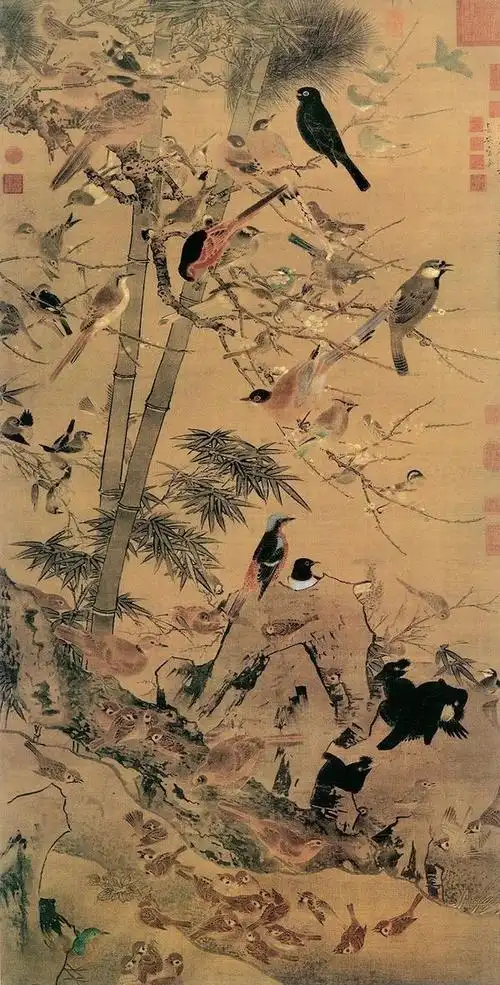 鉴赏丨从《女史箴图》中的长尾鸟说起,关于中国花鸟画的发展