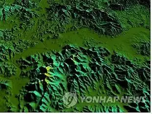 韩国首次向公众公开朝鲜半岛全境三维地形图