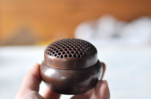 苏工迷你小圆手炉暖手炉家用供奉佛香炉手炉紫铜焚香炉仿古宣德炉