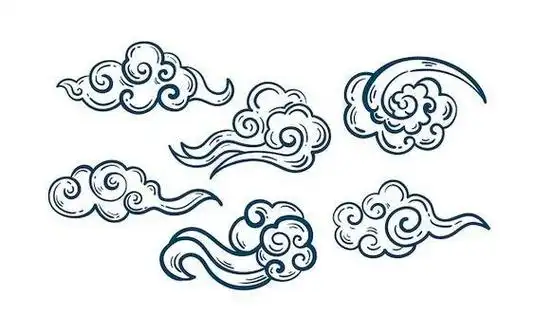 中国传统纹样云纹形式之美画画有用收藏