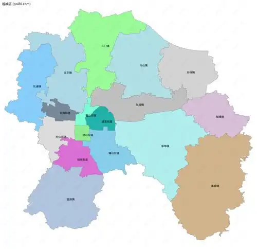 越城区边界地图