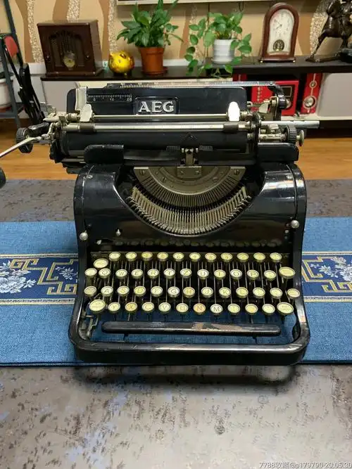 aeg德国老式机械打字机