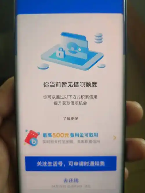 刚看了一下借呗被关了