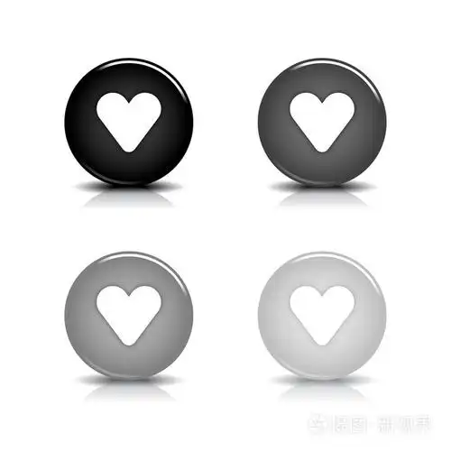 0 按钮.黑色和灰色圆的阴影和反射在白色背景上的形状