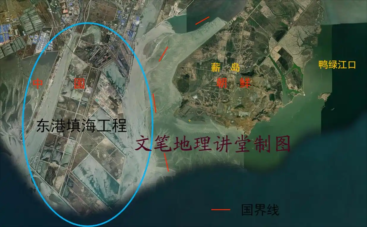 防止国土流失:一举两得的鸭绿江口东港填海工程