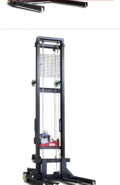 电动提升机小型升降机仓库移动式升降平台工地用上砖机起重上料机8米