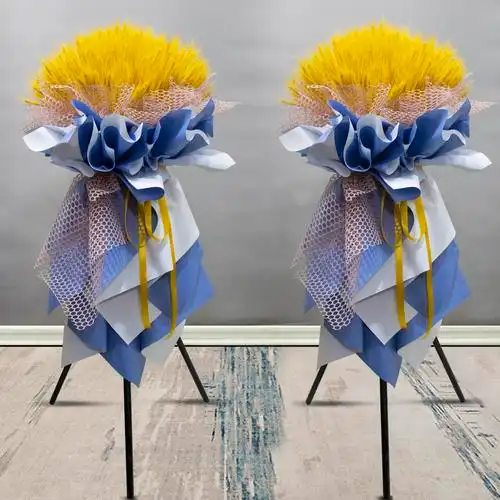 大麦开业花篮上海同城速递干花开张庆典商场商务用花